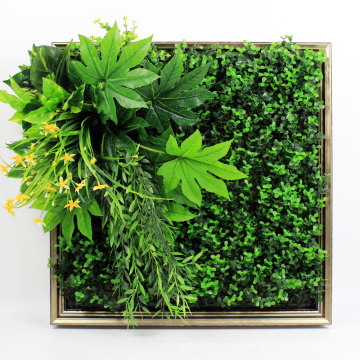 High simulated earth friendly fresh PE green wall art for decoration